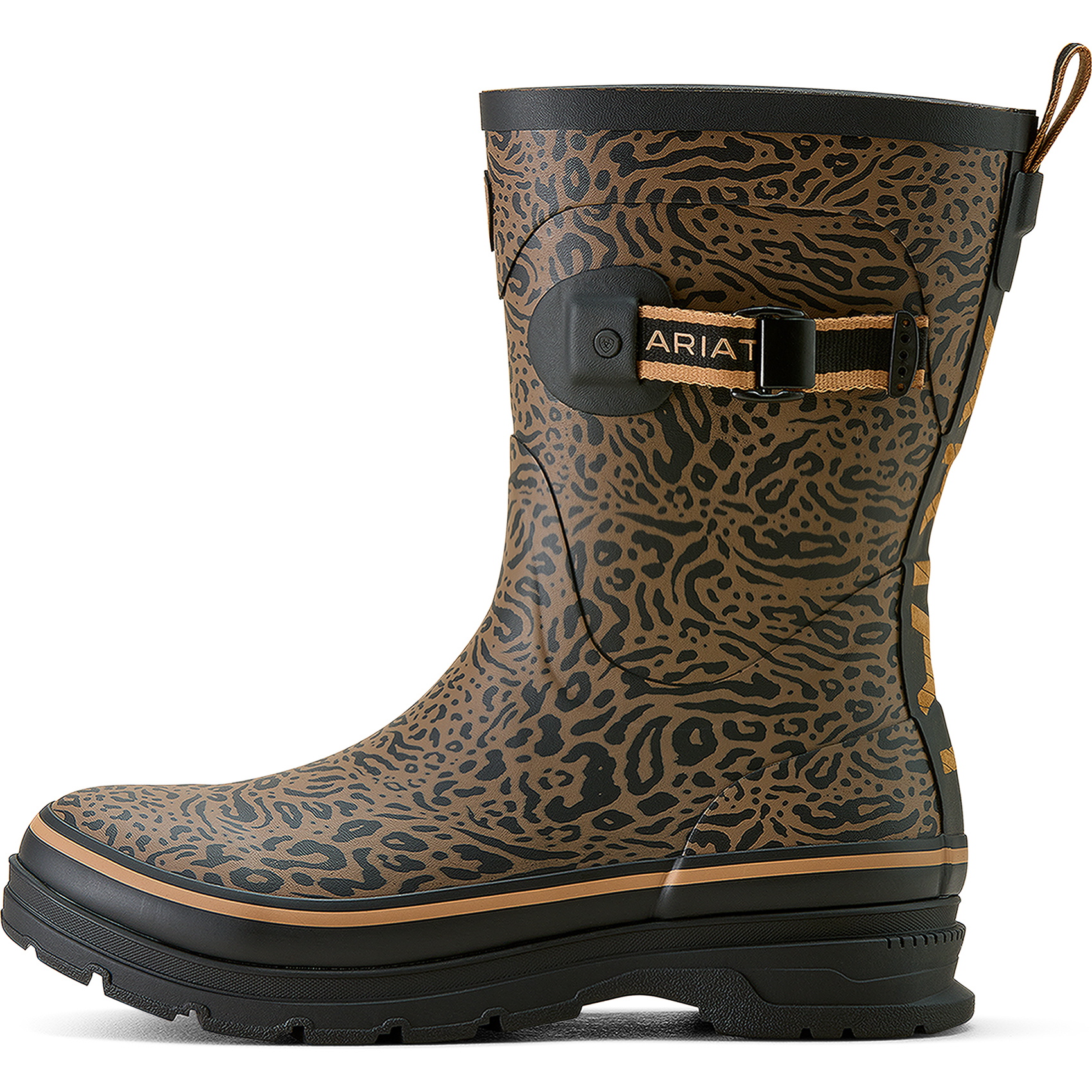 2026 Ariat Womens Kelmarsh Mid Rubber Boot 10063923 - Ocelot Print